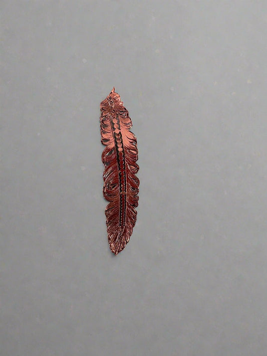 ROSE GOLD FEATHER FOR FELT HAT