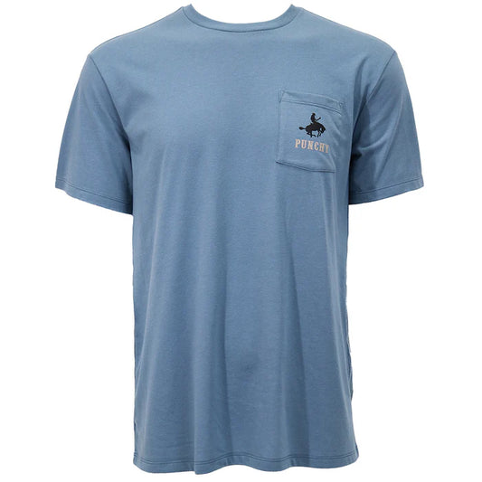 Hooey YOUTH "Ranchero" Dark Denim w/Tan & Black Logo Punchy T-shirt