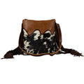 Ghost Rider Fringed Canvas & Hairon Bag