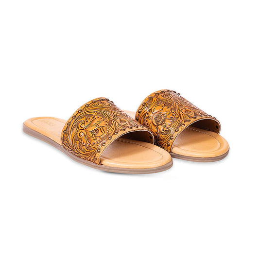 Myra | Kasandra Hand-Tooled Sandals