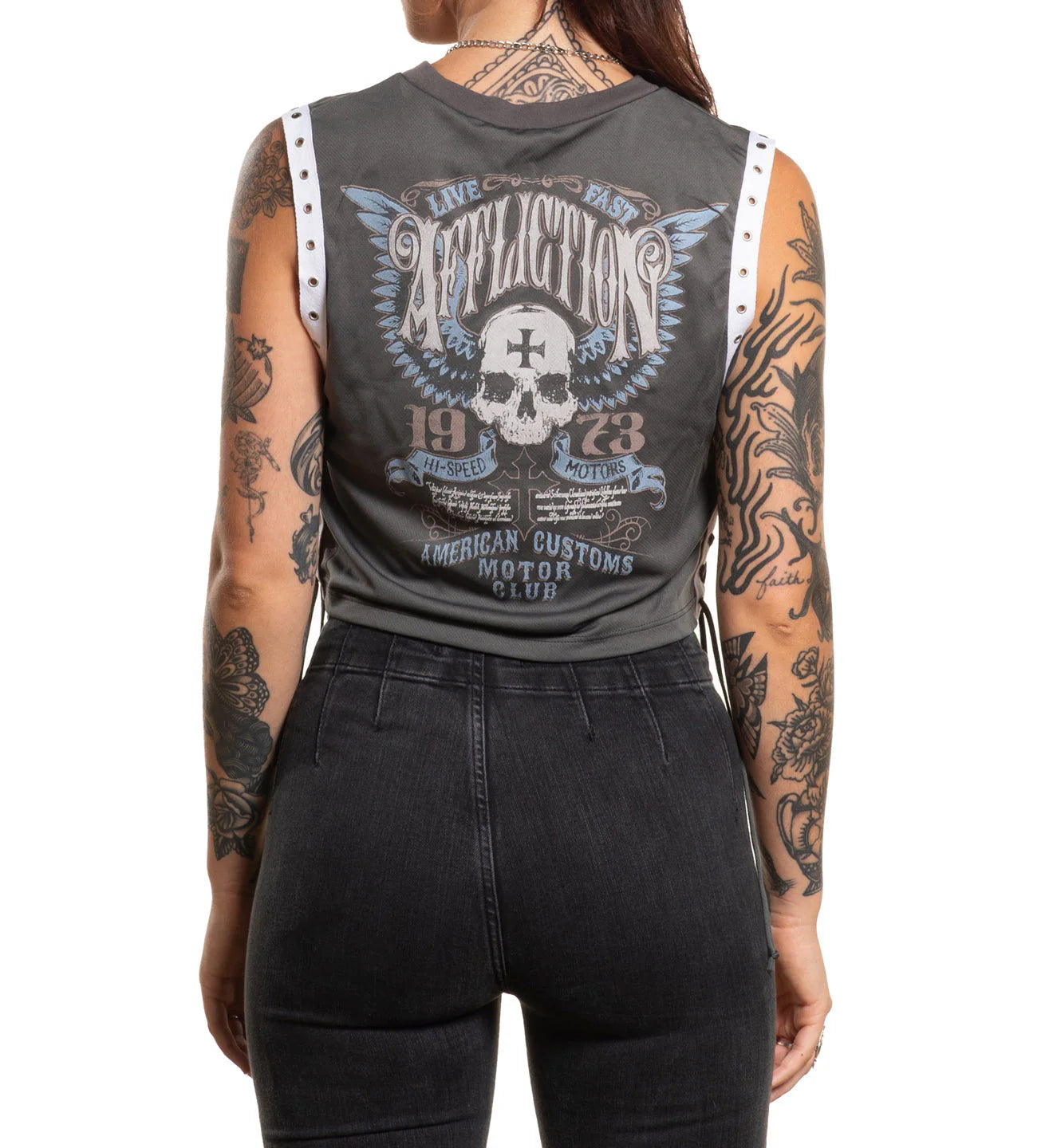 Saints Flag Crew Muscle Tee