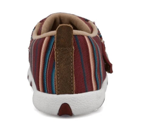 Twisted X Infant / Toddler Hooey Mauve Serape Driving Moc IHYC005