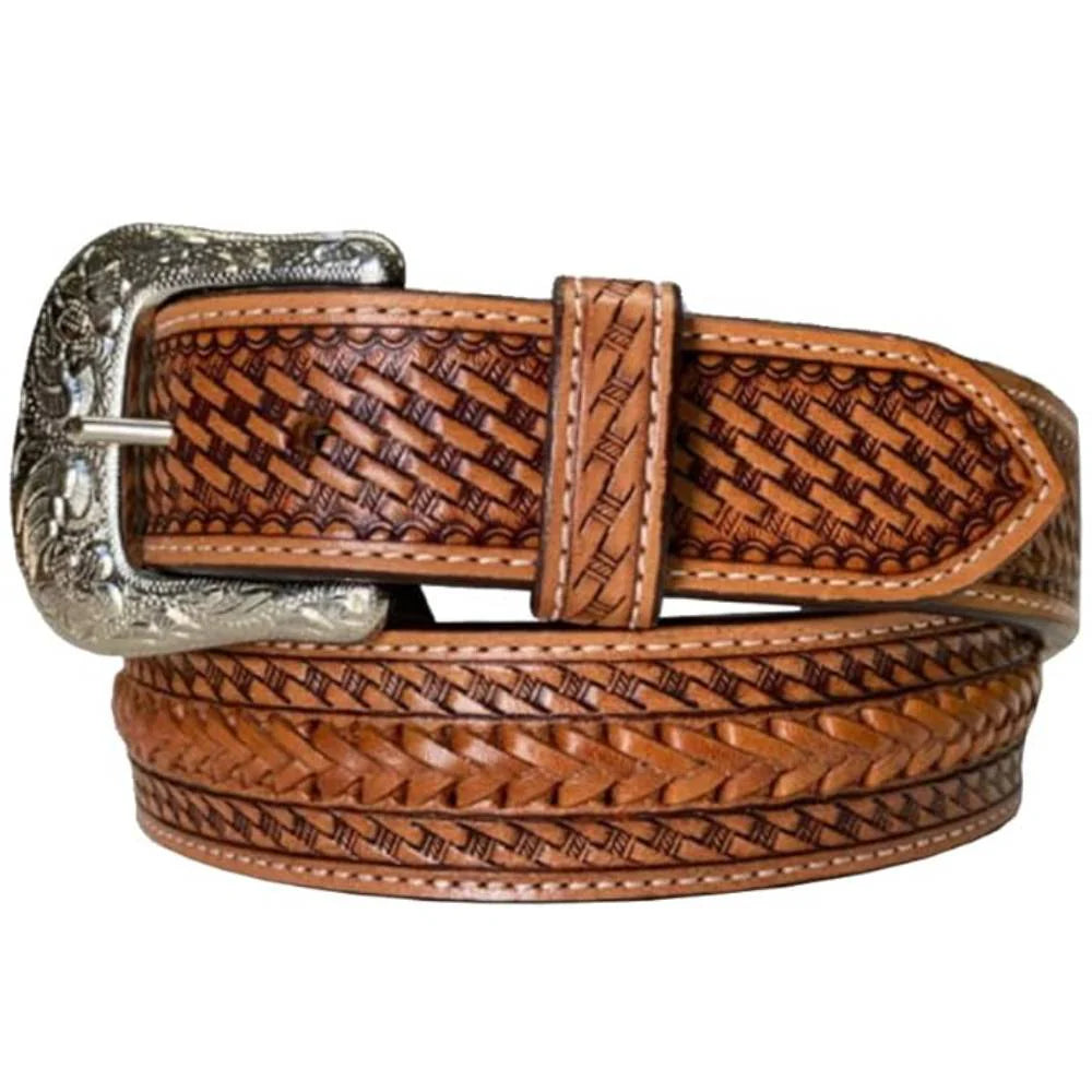 Twisted X Braided Center Belt