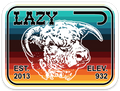 Lazy J Ranch Wear| Serape Elevation Sticker