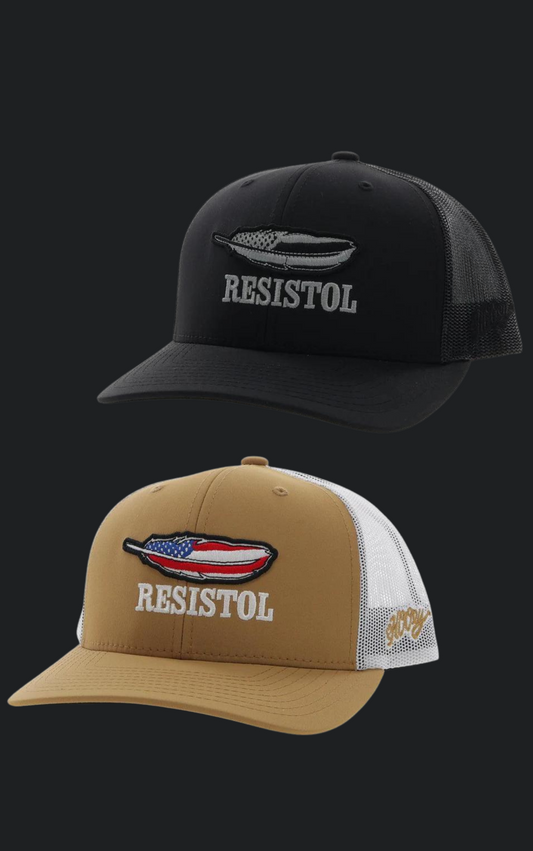 "Resistol" Hat w/feather Logo