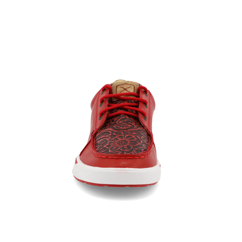 Twisted X Women's Red Leather Kicks Casual Shoes