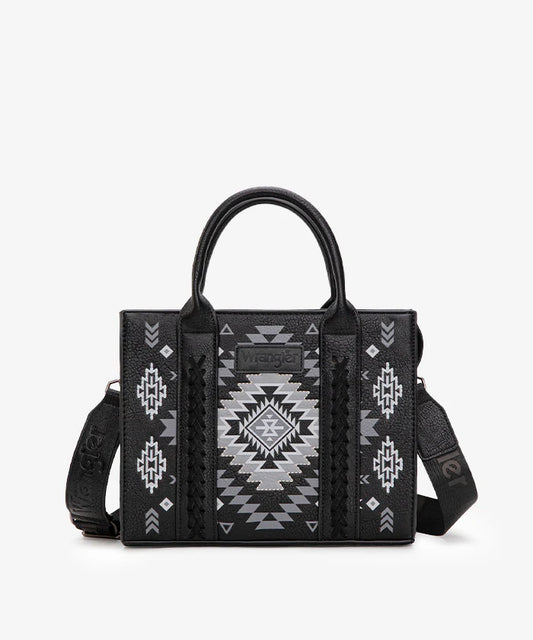 Wrangler Aztec Pattern Print Tote Bag
