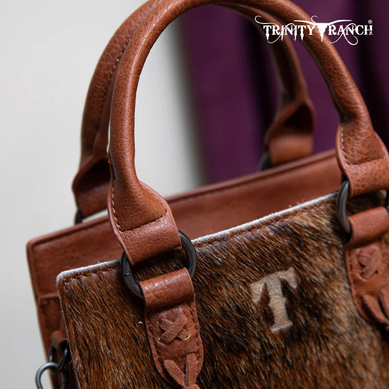 Trinity Ranch |Hair On Cowhide Crossbody Phone Purse