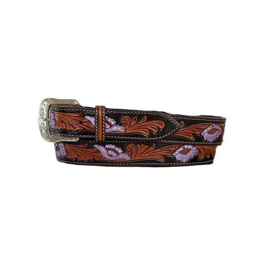 Twisted X Ladies Purple Floral Belt