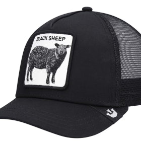 Goorin Bros| Black Sheep Trucker Snapback Hat - Black