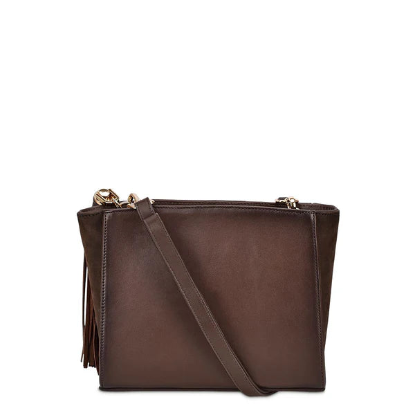 CUADRA LD BROWN STINGRAY STUDS BAG