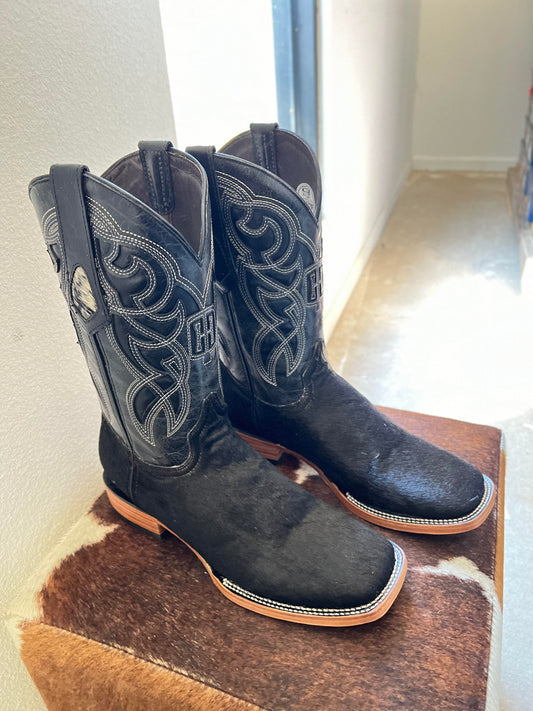 HOMETOWN | Black Cowhide Men Boots