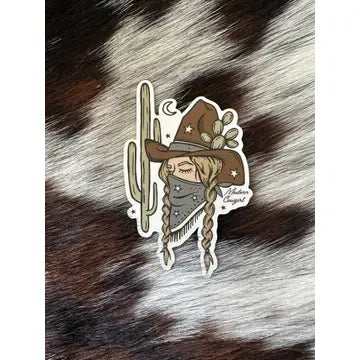 Modern Cowgirl | Bandit Cowgirl Sticker