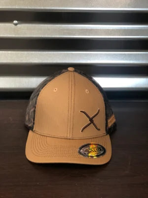 Twisted X Mesh Brown Cap