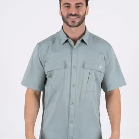 PLATINI | Men's Fishing Sage Short Sleeve Shirt