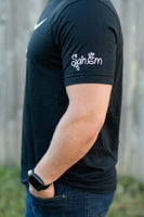 SPIN-EM Black Tee