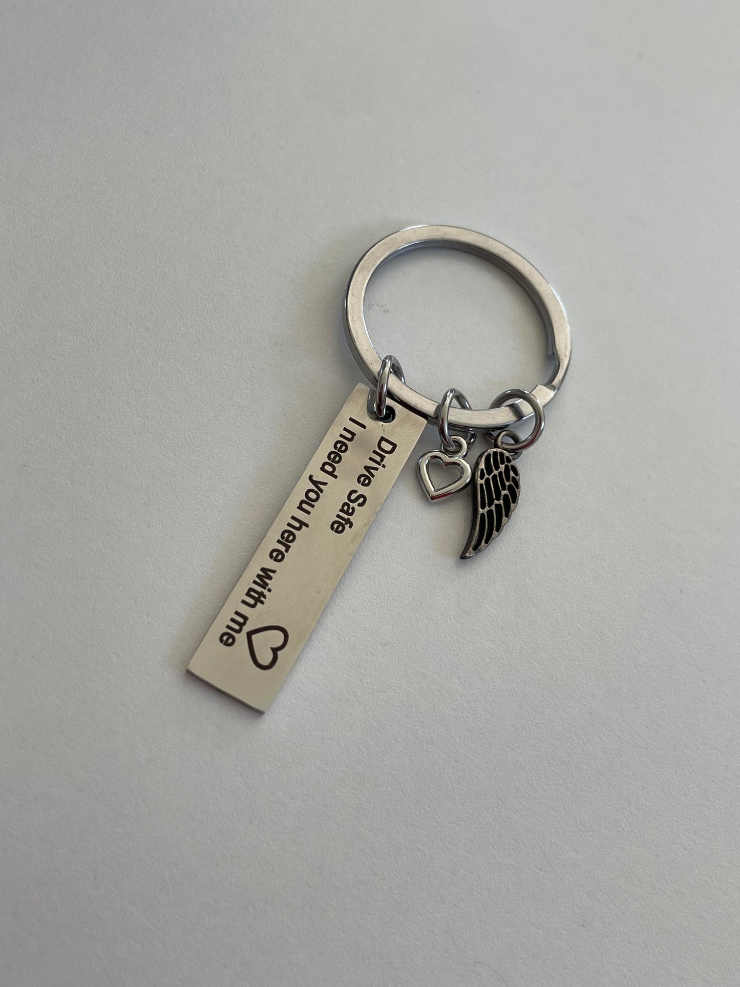 I NEED YOU WITH ME KEYCHAIN