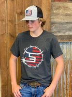 SPIN EM PATRIOT MENS TSHIRT