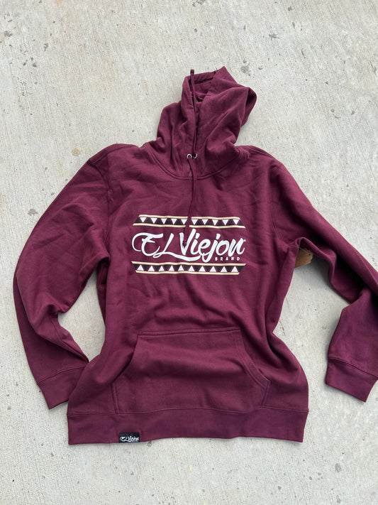 EL VIEJON MAROON HOODIE