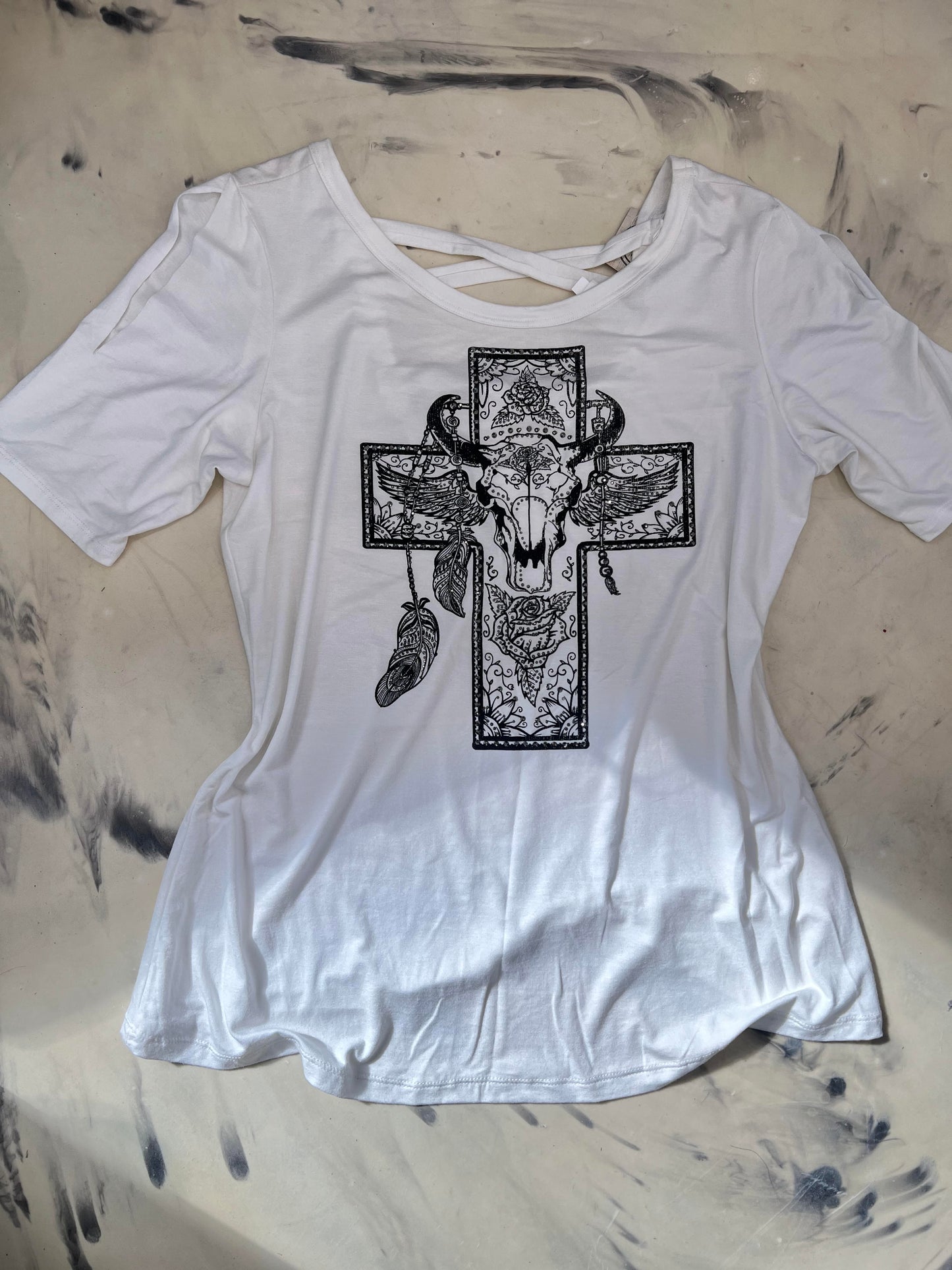 LIBERTY WEAR CROSS SHIRT 7043