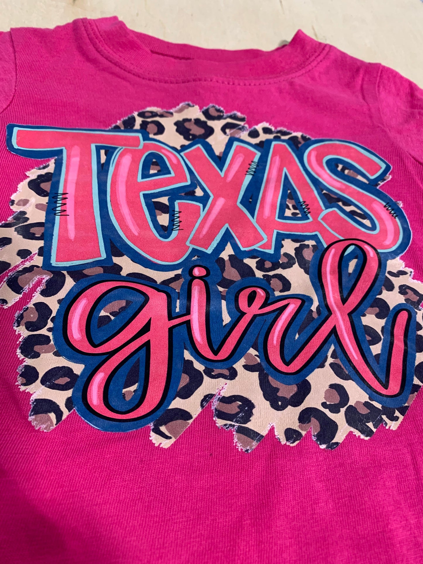 TEXAS GIRL TODDLER SHIRT