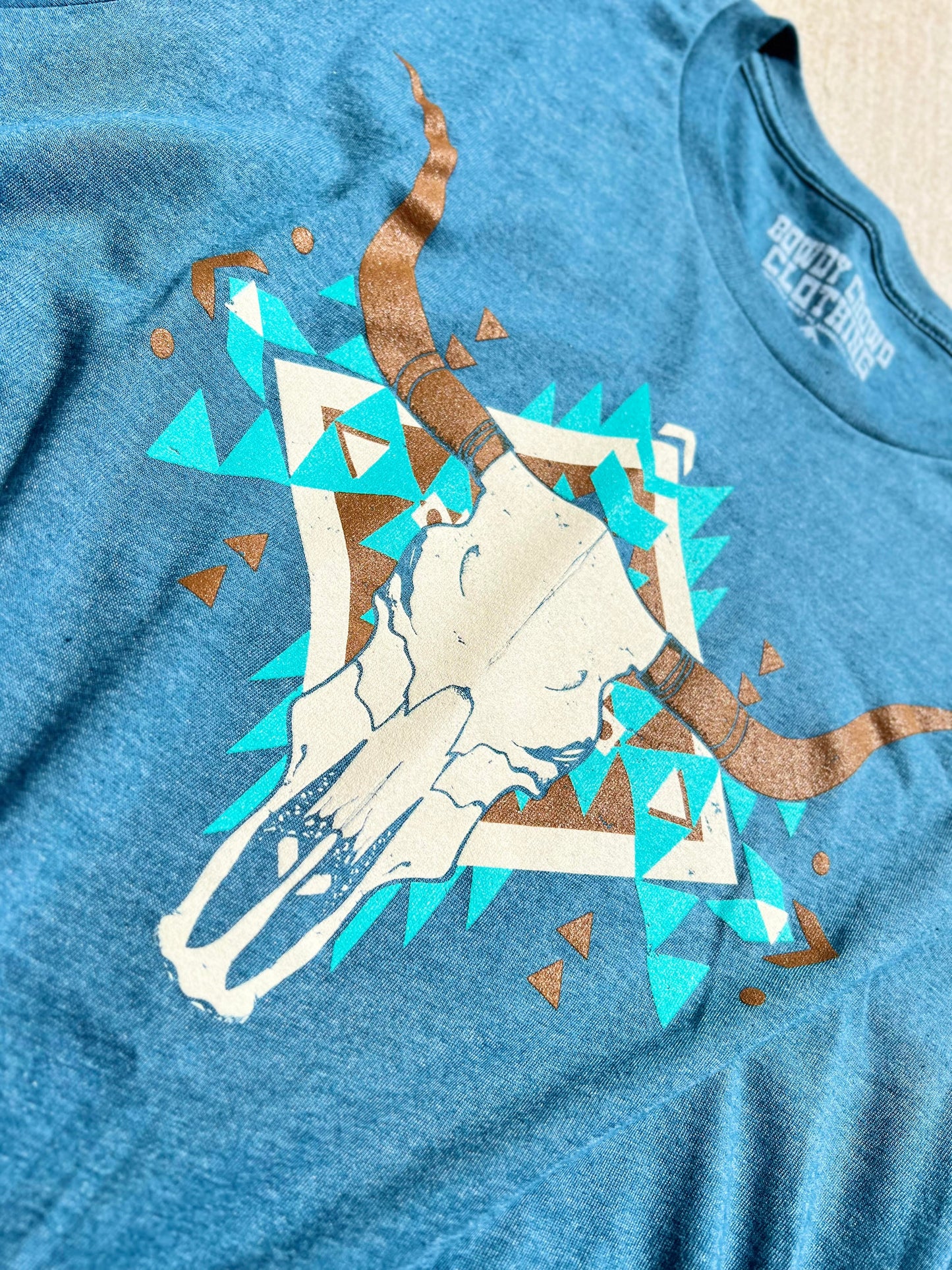 ROWDY CROWD DARK TEAL T-SHIRT