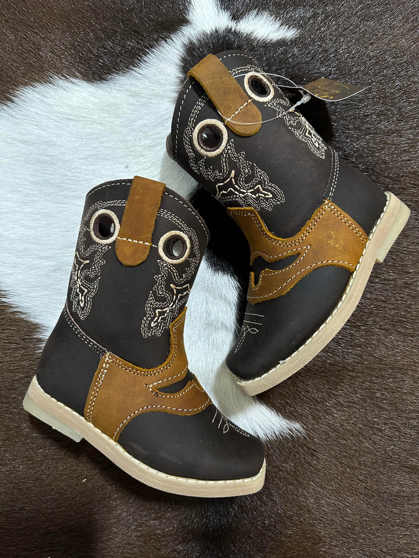 Joe Boots| Leather Crazy Chocolate Toddlers Boots