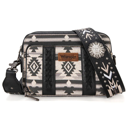 Wrangler Aztec Printed Crossbody Purse
